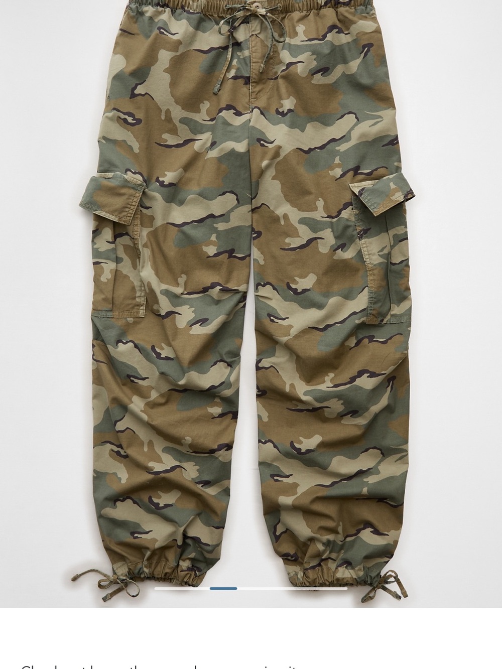 Low Rise Baggy Cargo Parachute Pant - Picture 2 of 6